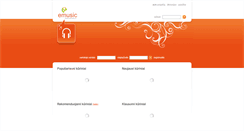 Desktop Screenshot of emusic.lt